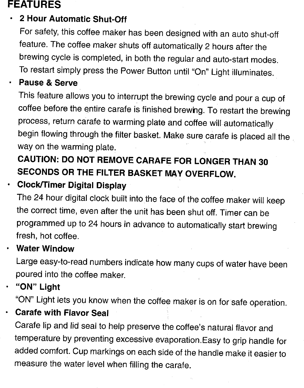 Page 5 of 12 - Delonghi Delonghi-Dc76T-Users-Manual-  Presentation Delonghi-dc76t-users-manual