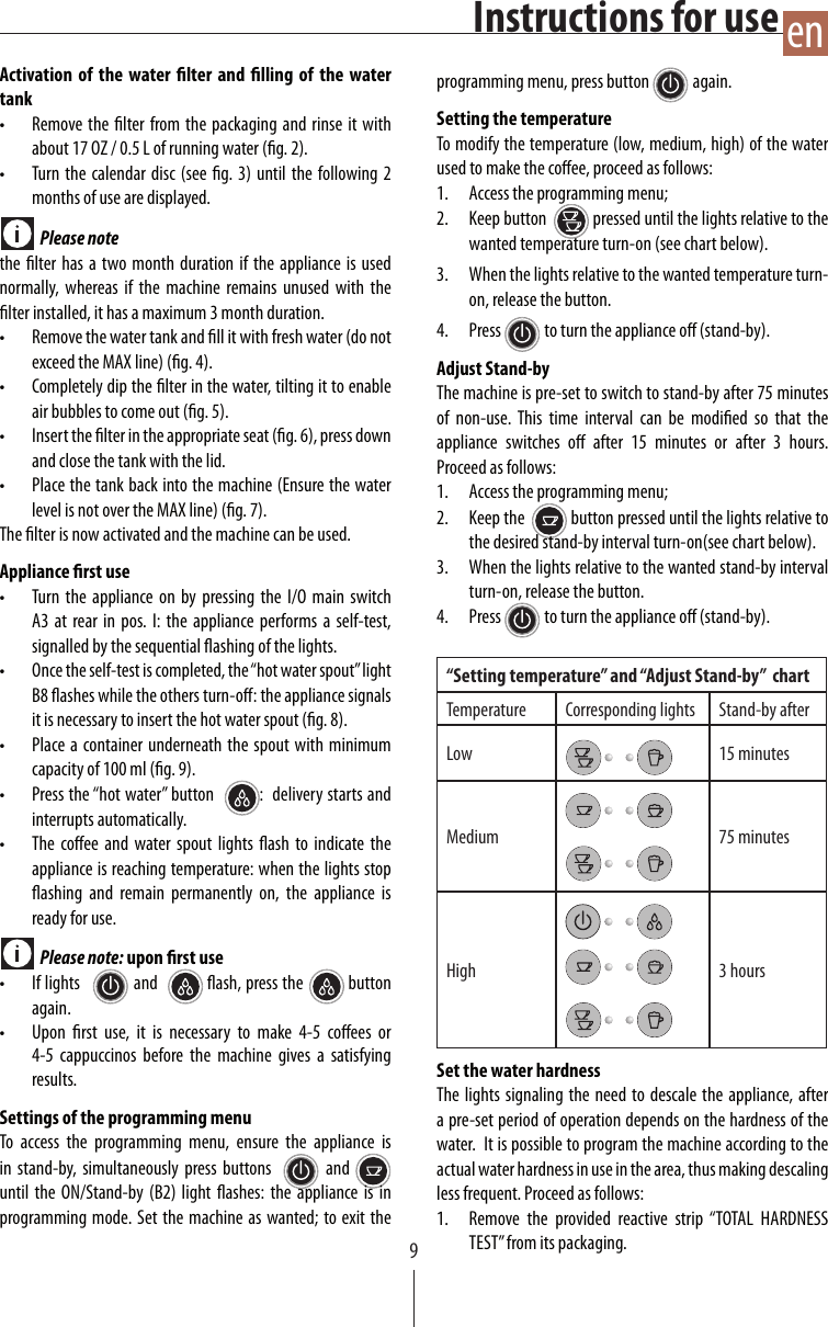 Page 4 of 11 - Delonghi Delonghi-Dedica-Cappuccino-Ec-860-M-Instruction-Manual- Delonghi-dedica-cappuccino-ec-860-m-instruction-manual
