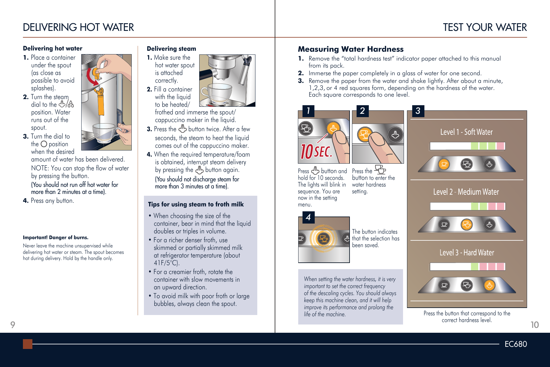 Page 6 of 9 - Delonghi Delonghi-Dedica-Ec-680-Getting-Started-Guide-  Delonghi-dedica-ec-680-getting-started-guide