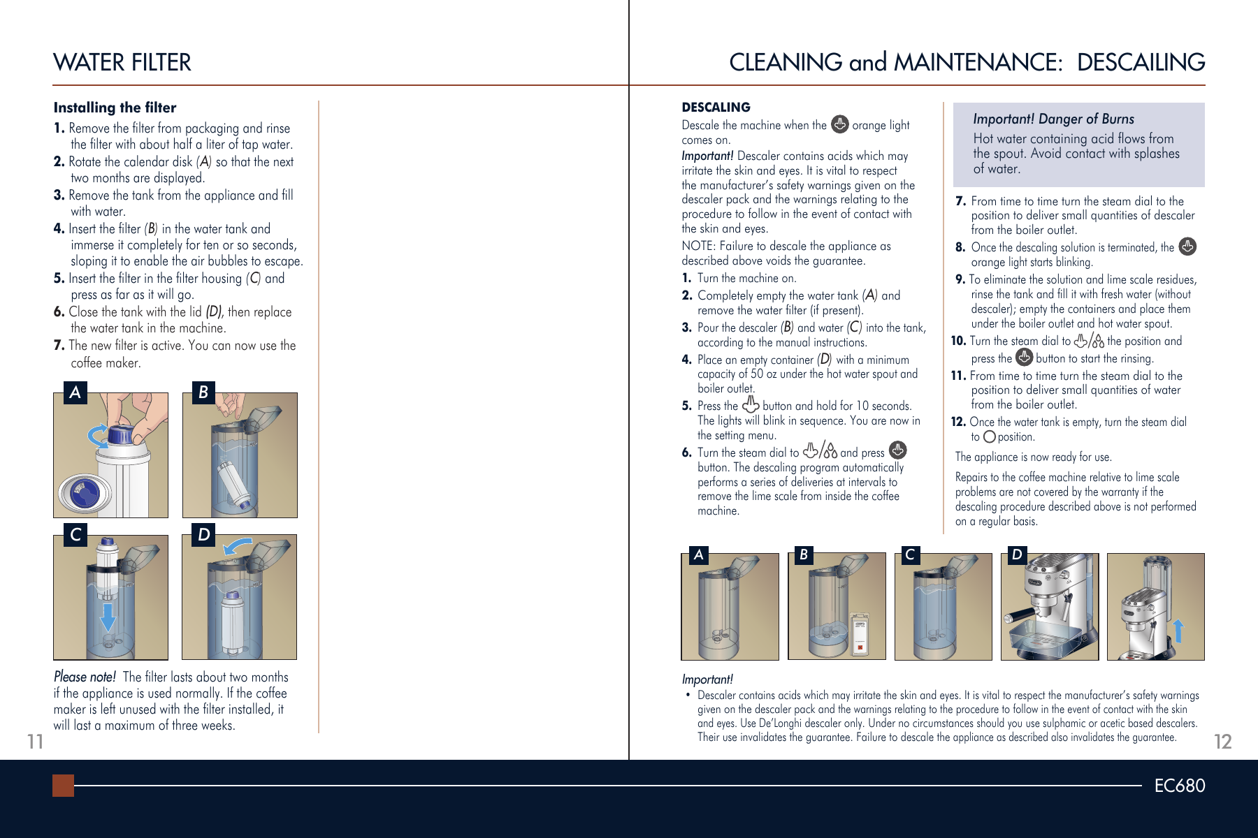 Page 7 of 9 - Delonghi Delonghi-Dedica-Ec-680-Getting-Started-Guide-  Delonghi-dedica-ec-680-getting-started-guide