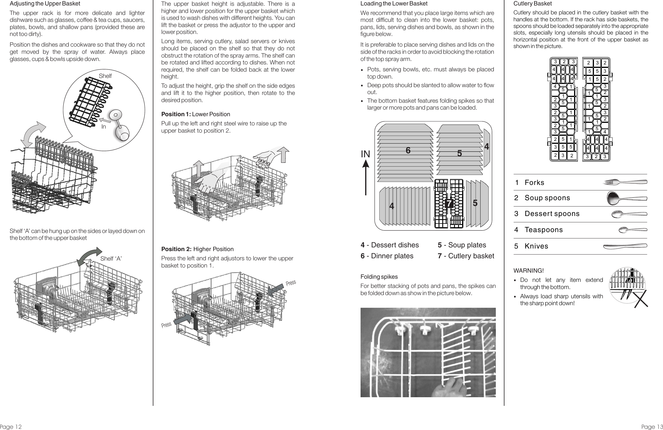 Page 12 of 12 - Delonghi Delonghi-Dishwasher-Dedw875-Users-Manual- Dishwasher DEDW87S - Ins Manual  Delonghi-dishwasher-dedw875-users-manual