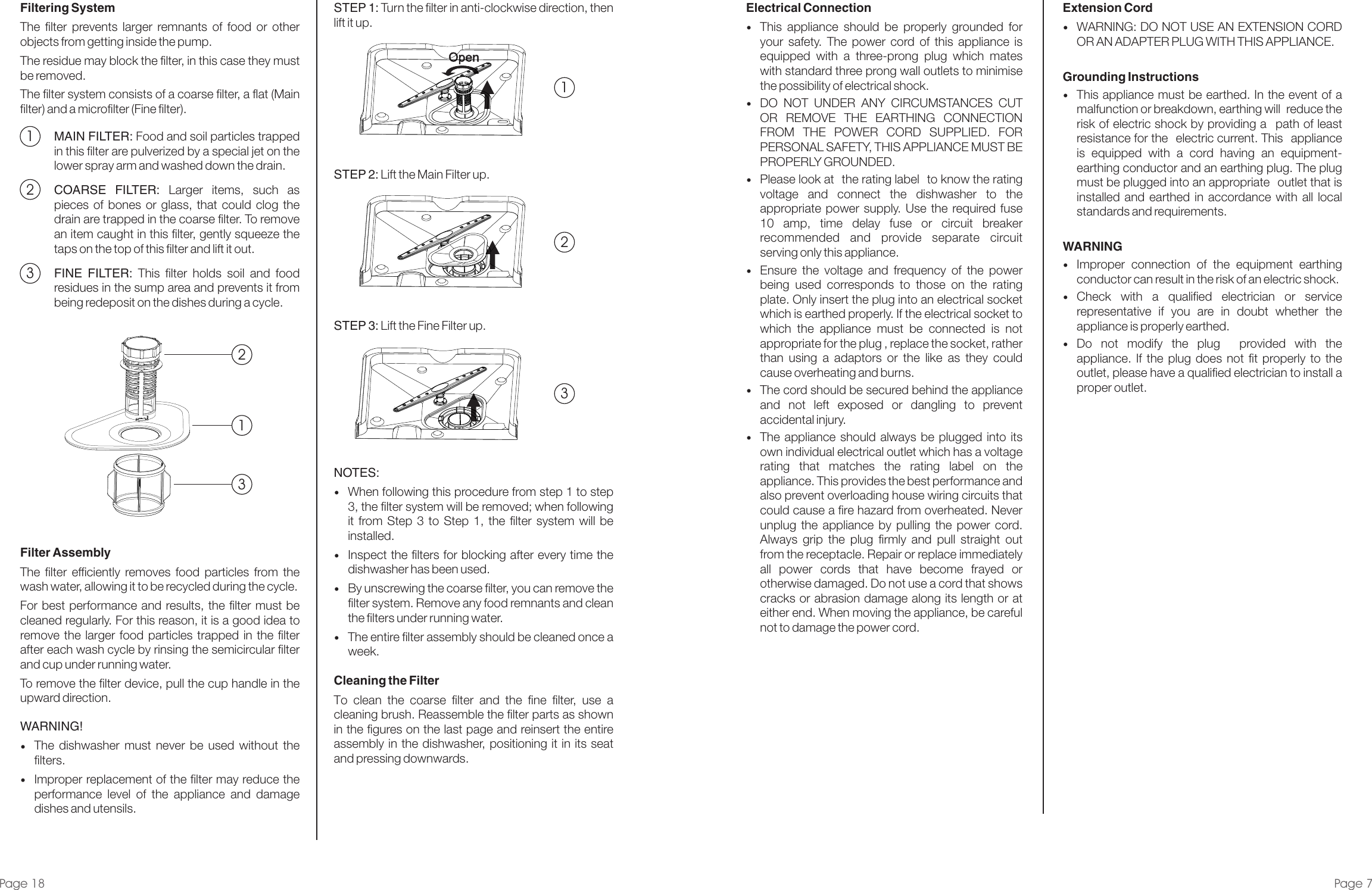 Error Codes DeLonghi DEDW654FI Quick Start Manual Page 23 48 OFF