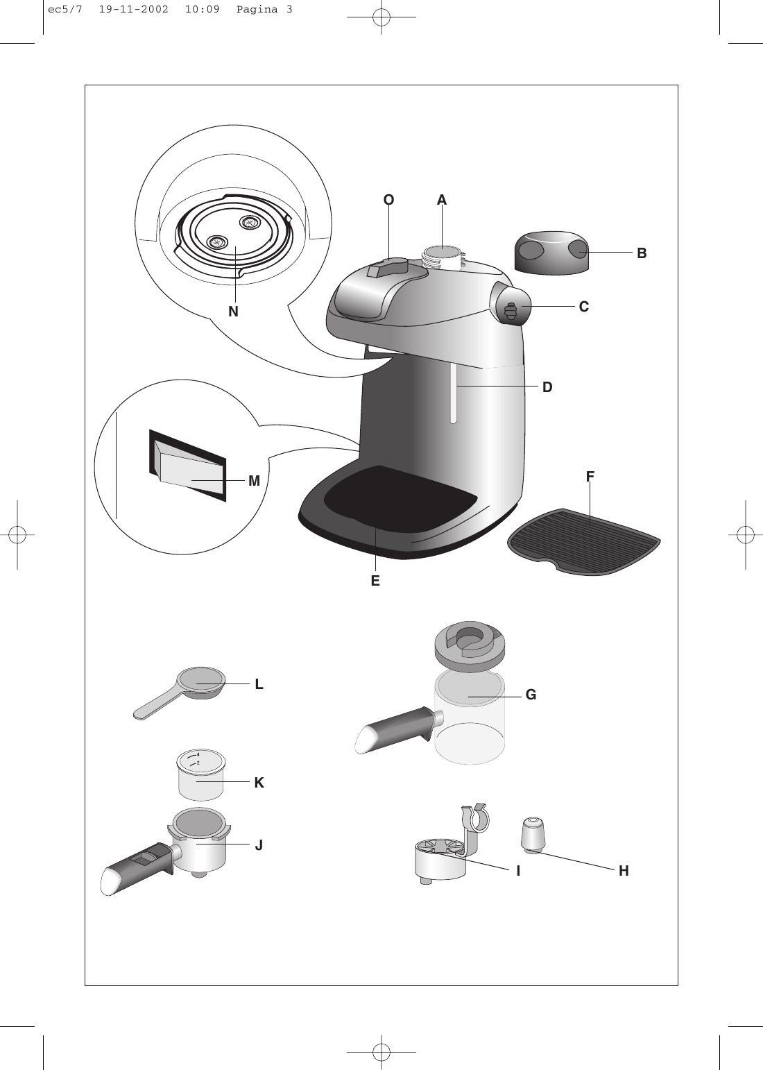 Delonghi Ec 5 Instruction Manual Ec5/7