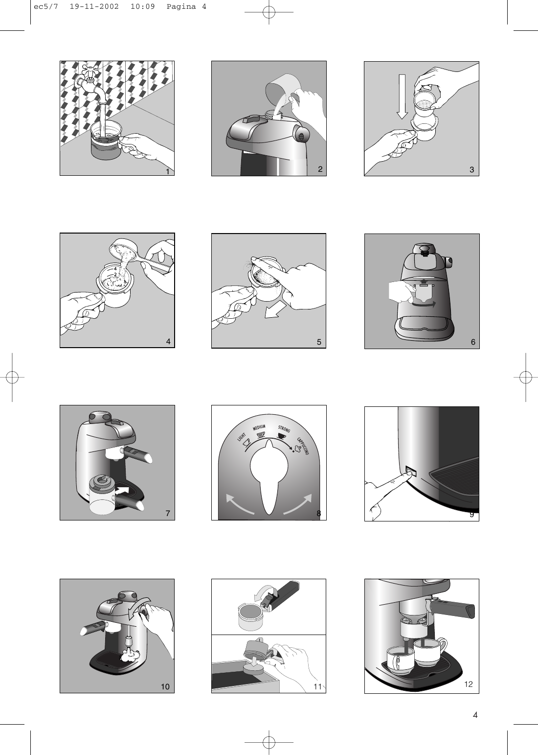 Page 4 of 5 - Delonghi Delonghi-Ec-5-Instruction-Manual- Ec5/7  Delonghi-ec-5-instruction-manual