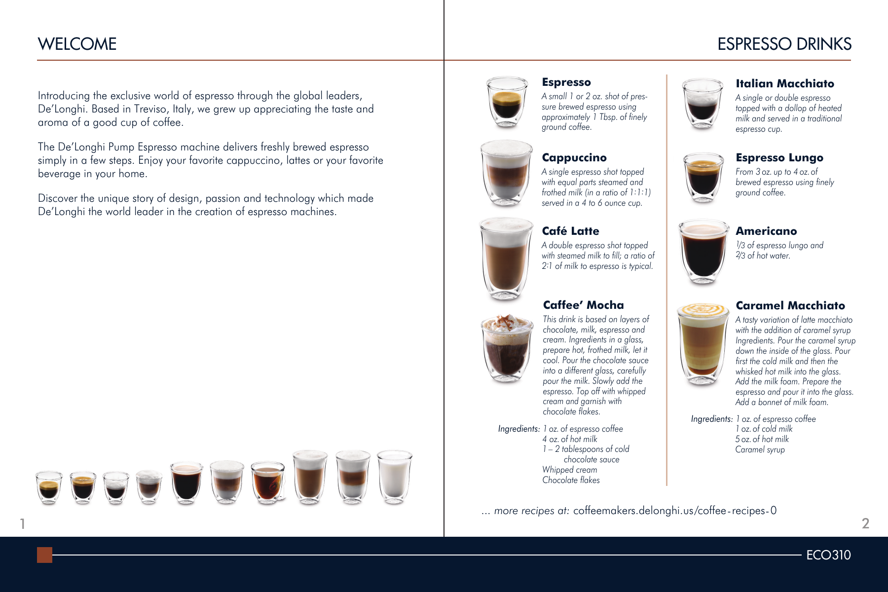 Page 2 of 11 - Delonghi Delonghi-Eco-310-Bk-Getting-Started-Guide-  Delonghi-eco-310-bk-getting-started-guide