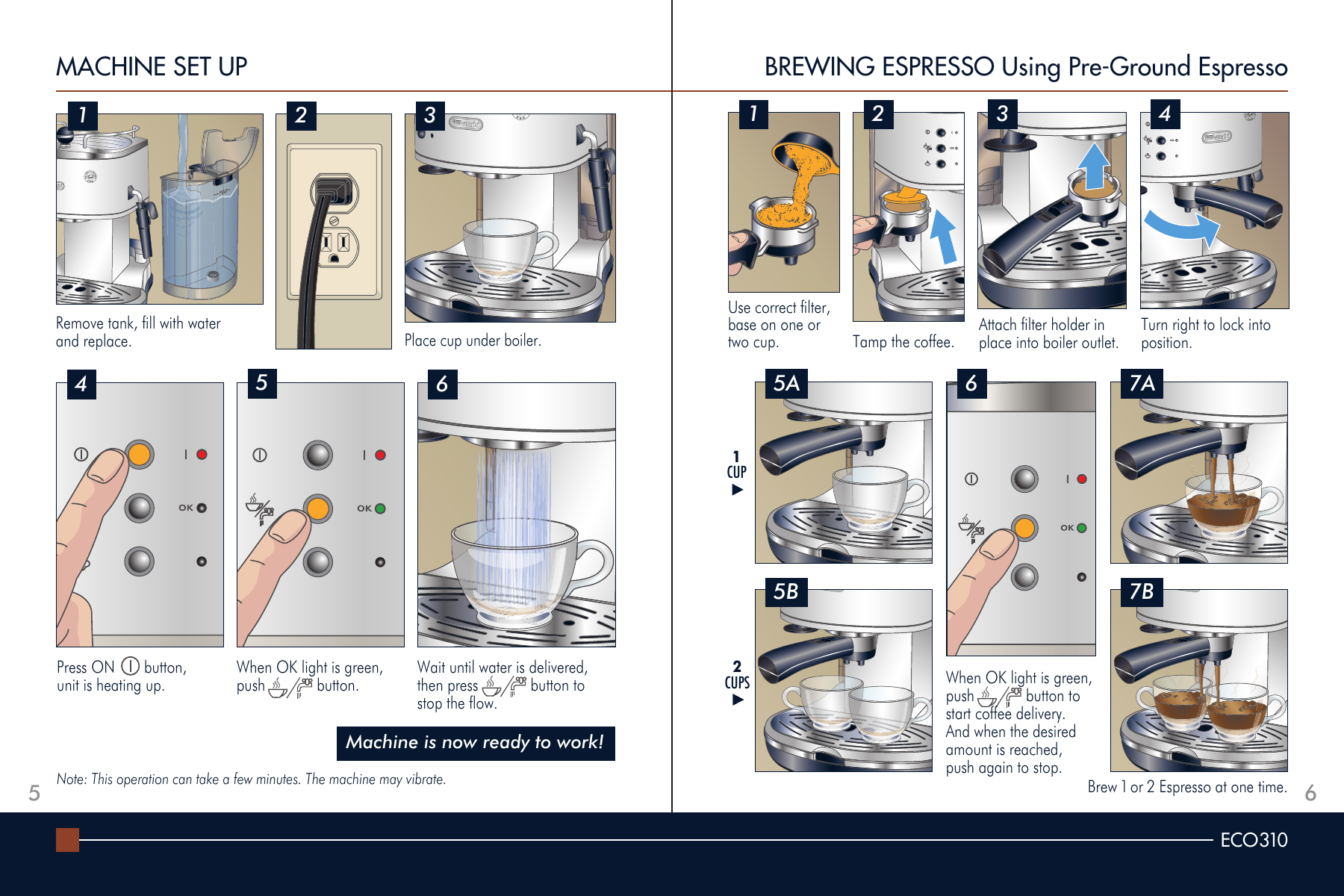 Page 4 of 11 - Delonghi Delonghi-Eco-310-Bk-Getting-Started-Guide-  Delonghi-eco-310-bk-getting-started-guide