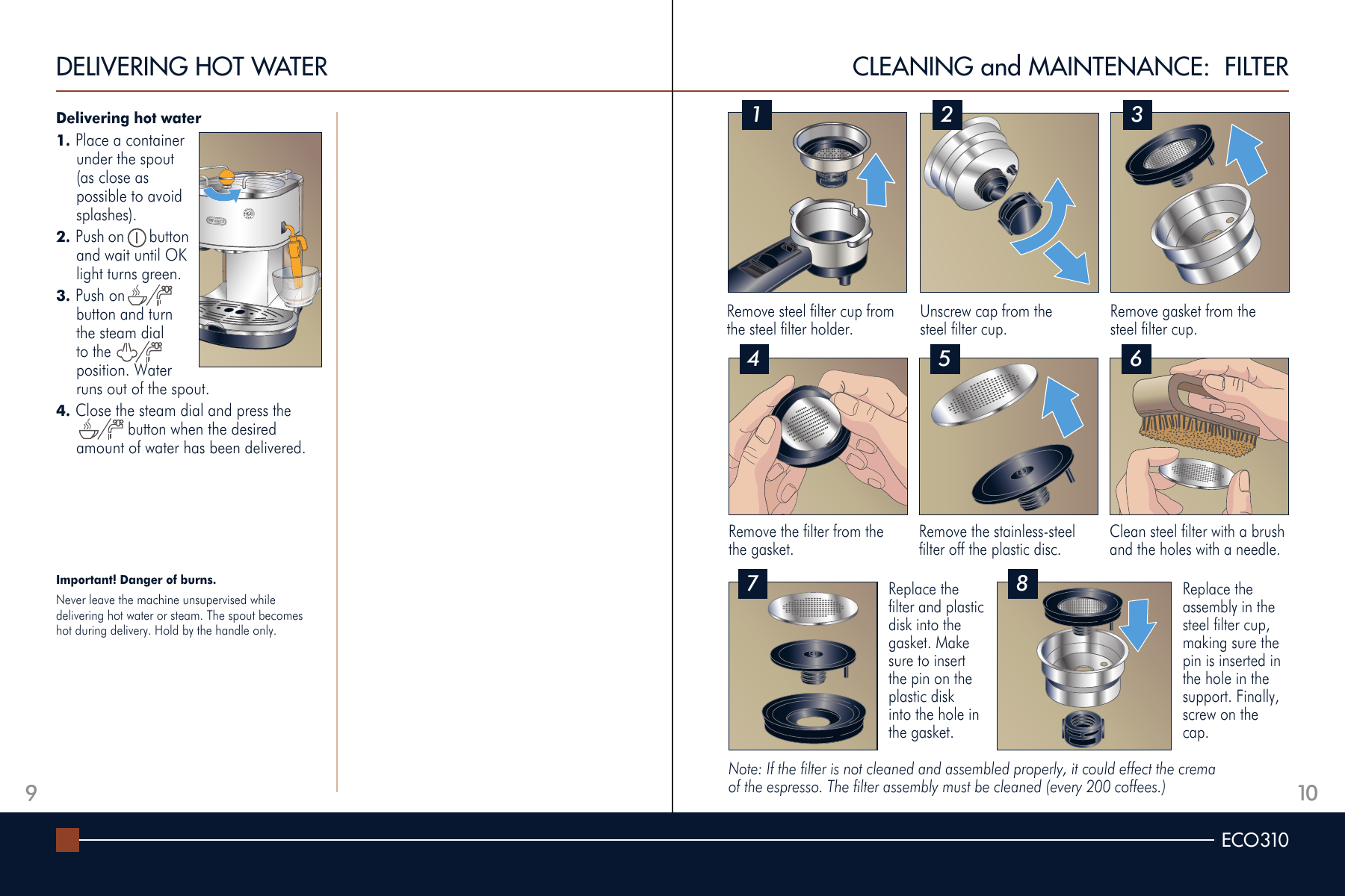 Page 6 of 11 - Delonghi Delonghi-Eco-310-Bk-Getting-Started-Guide-  Delonghi-eco-310-bk-getting-started-guide