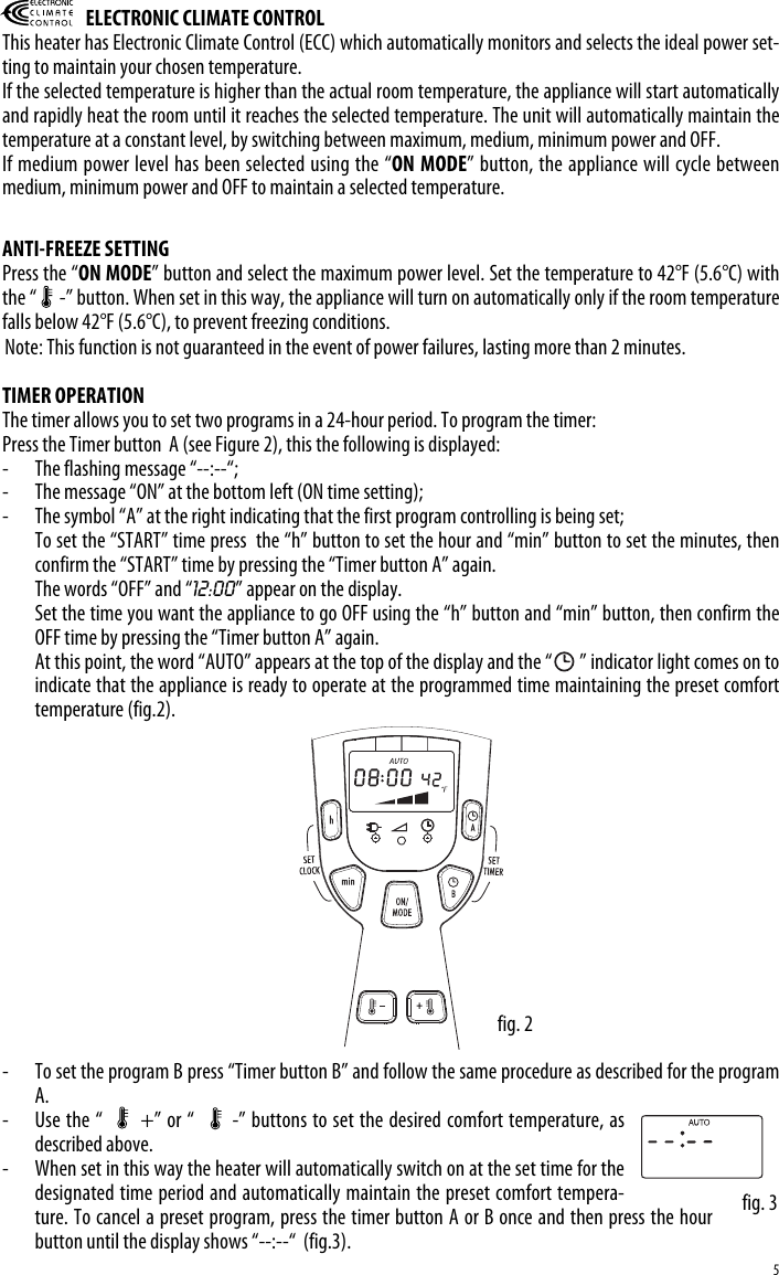 Page 5 of 8 - Delonghi Delonghi-Ew7507Eb-Instruction-Manual- EN-5718510611  Delonghi-ew7507eb-instruction-manual