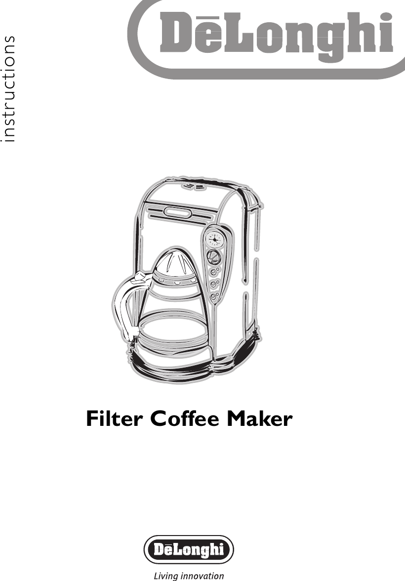 Page 1 of 9 - Delonghi Delonghi-Gb-500Idl-Owner-S-Manual ICM 100 UK