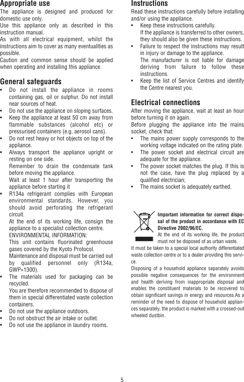 Page 5 of 10 - Delonghi Delonghi-Gb-5714810131-Owner-S-Manual GB-5714810131/01