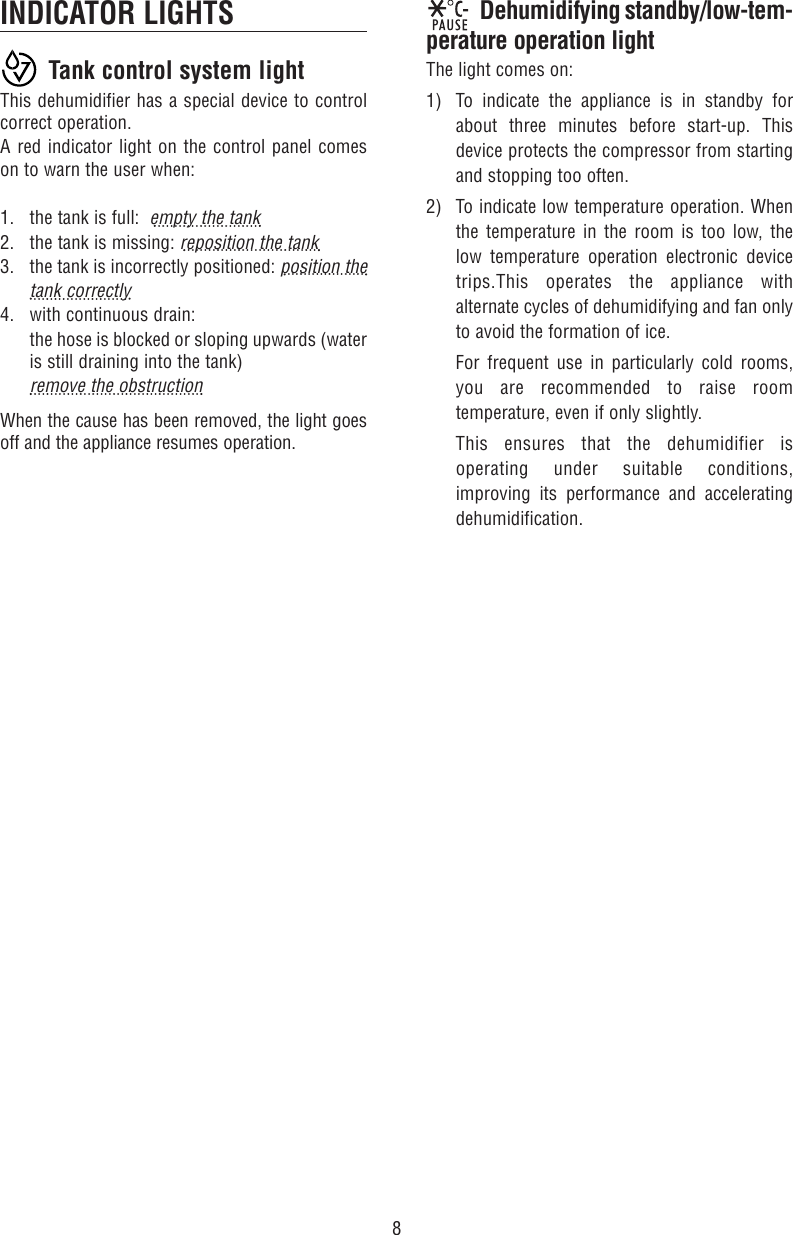 Page 8 of 10 - Delonghi Delonghi-Gb-5714810131-Owner-S-Manual GB-5714810131/01