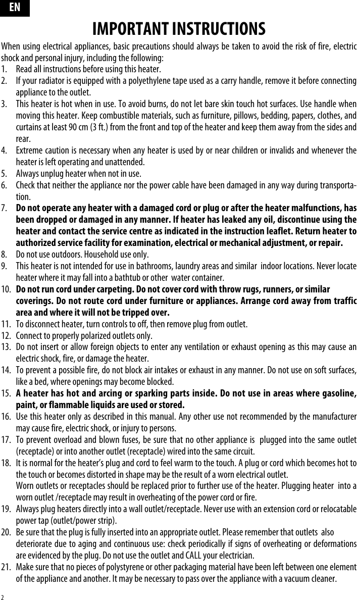 Delonghi Trd0715T Instruction Manual EN 5711010271