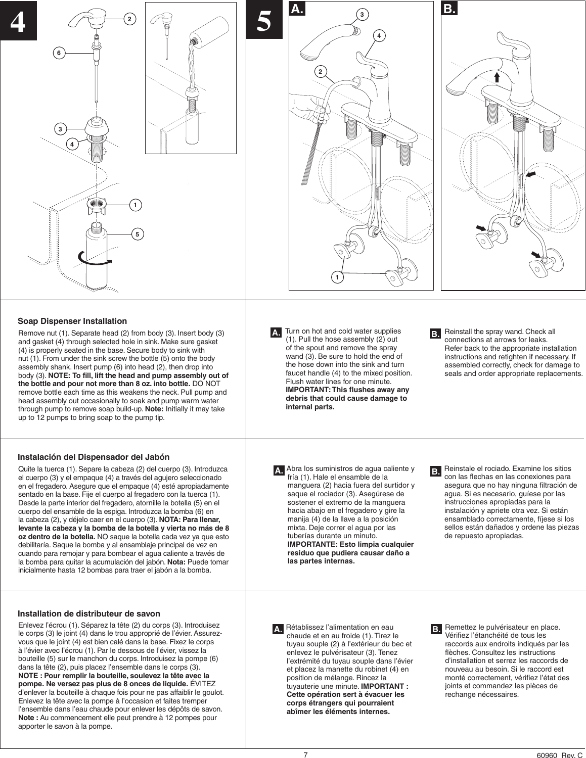 Delta Faucet Linden 4353 Dst Users Manual