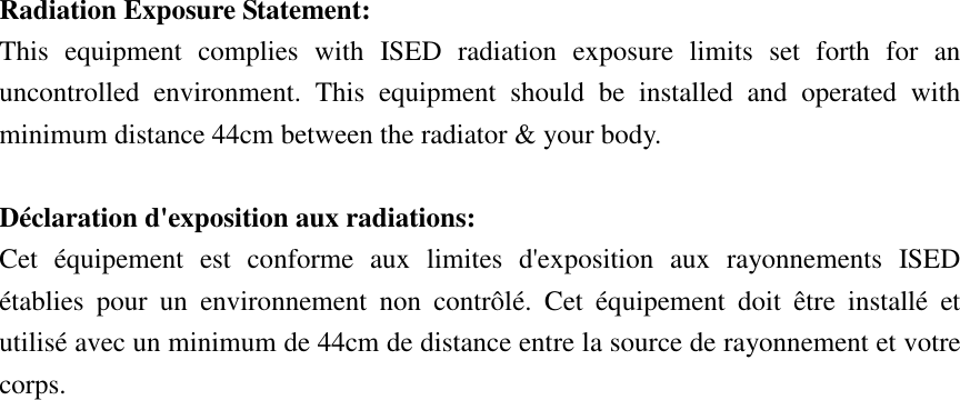 Page 3 of Delta Networks LM-WESA0440A 802.11 b/g/n/ac WIFI AP User Manual Statement 802 11abgn without DFS band