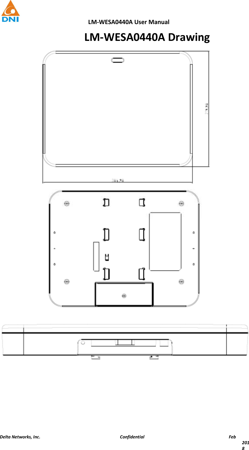 Page 3 of Delta Networks LM-WESA0440A 802.11 b/g/n/ac WIFI AP User Manual 