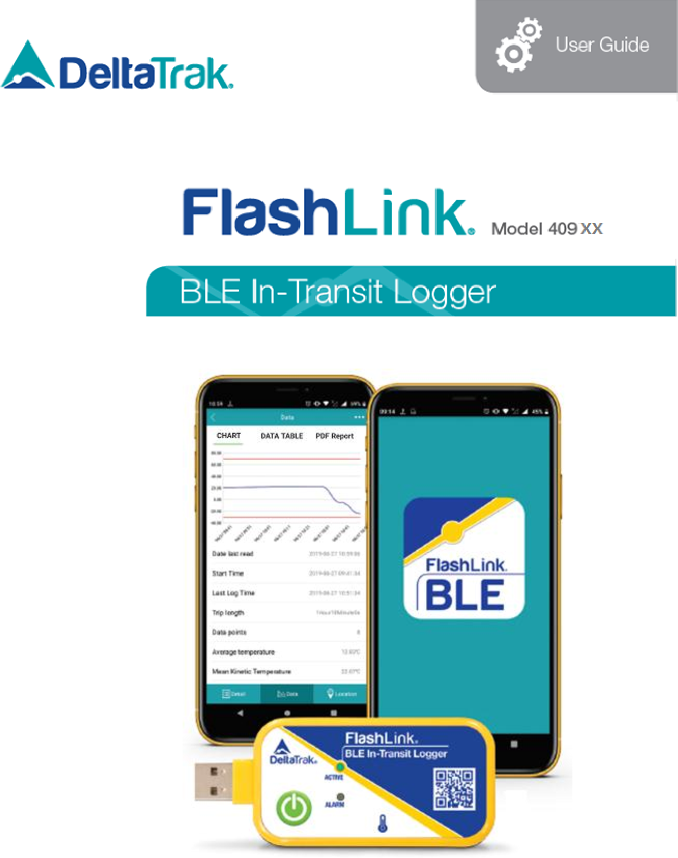 DeltaTrak 409XX FLASHLINK BLE DATA LOGGER User Manual