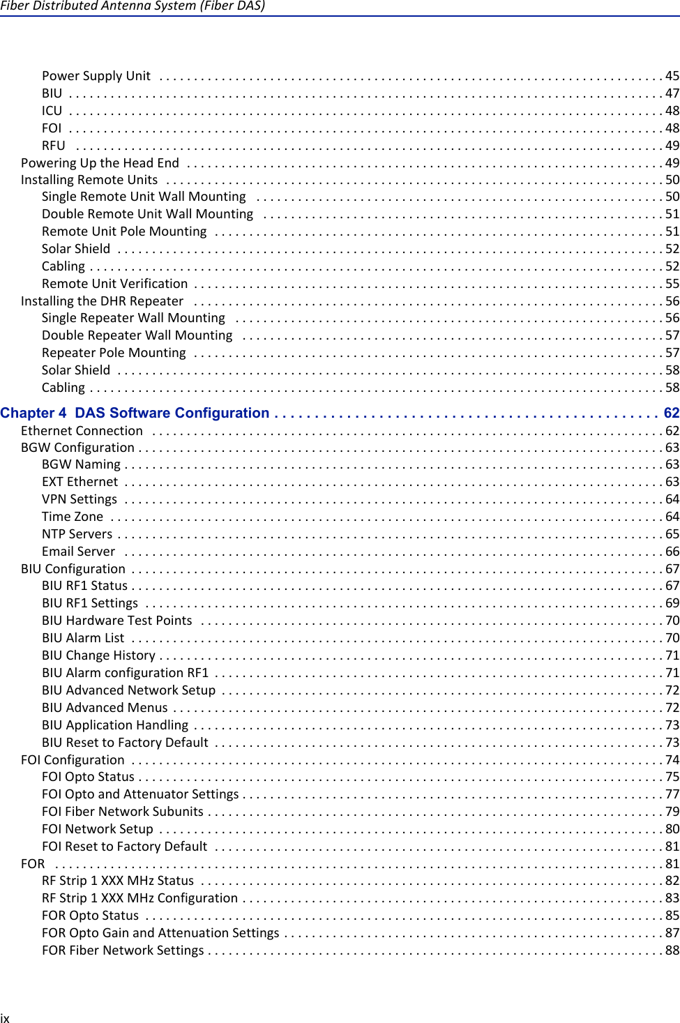 Page 10 of Deltanode Solutions DDR2300 Distributed Antenna System User Manual Fiber Distributed Antenna System  DAS 