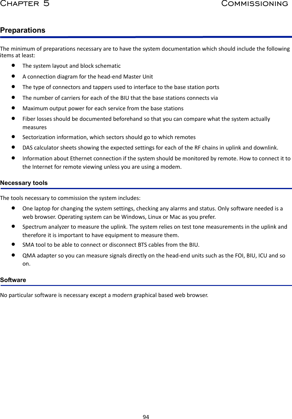 Page 105 of Deltanode Solutions DDR2300 Distributed Antenna System User Manual Fiber Distributed Antenna System  DAS 