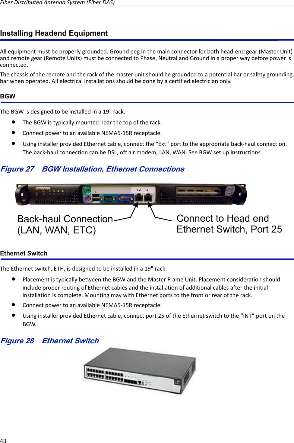 Page 54 of Deltanode Solutions DDR2300 Distributed Antenna System User Manual Fiber Distributed Antenna System  DAS 