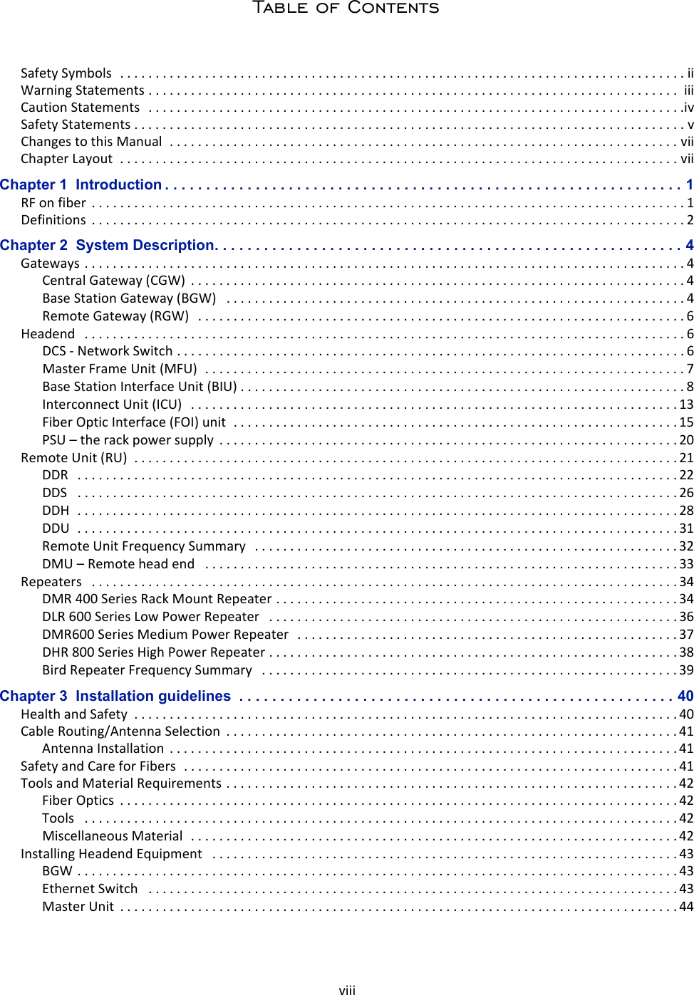 Page 9 of Deltanode Solutions DDR2300 Distributed Antenna System User Manual Fiber Distributed Antenna System  DAS 