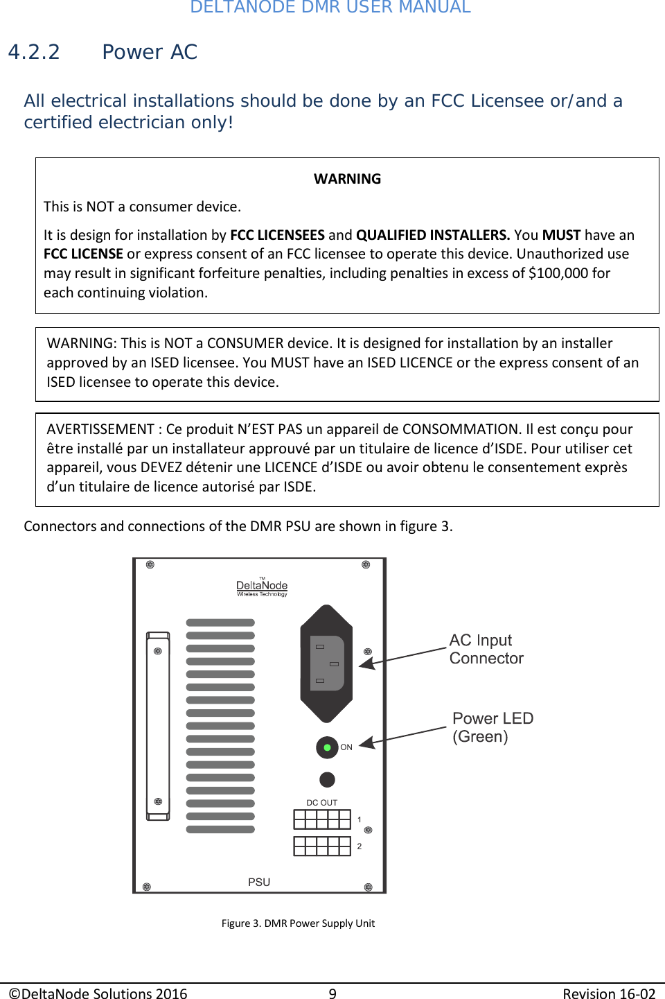 Page 10 of Deltanode Solutions DMR001 DMR400 Series Repeater Unit User Manual 