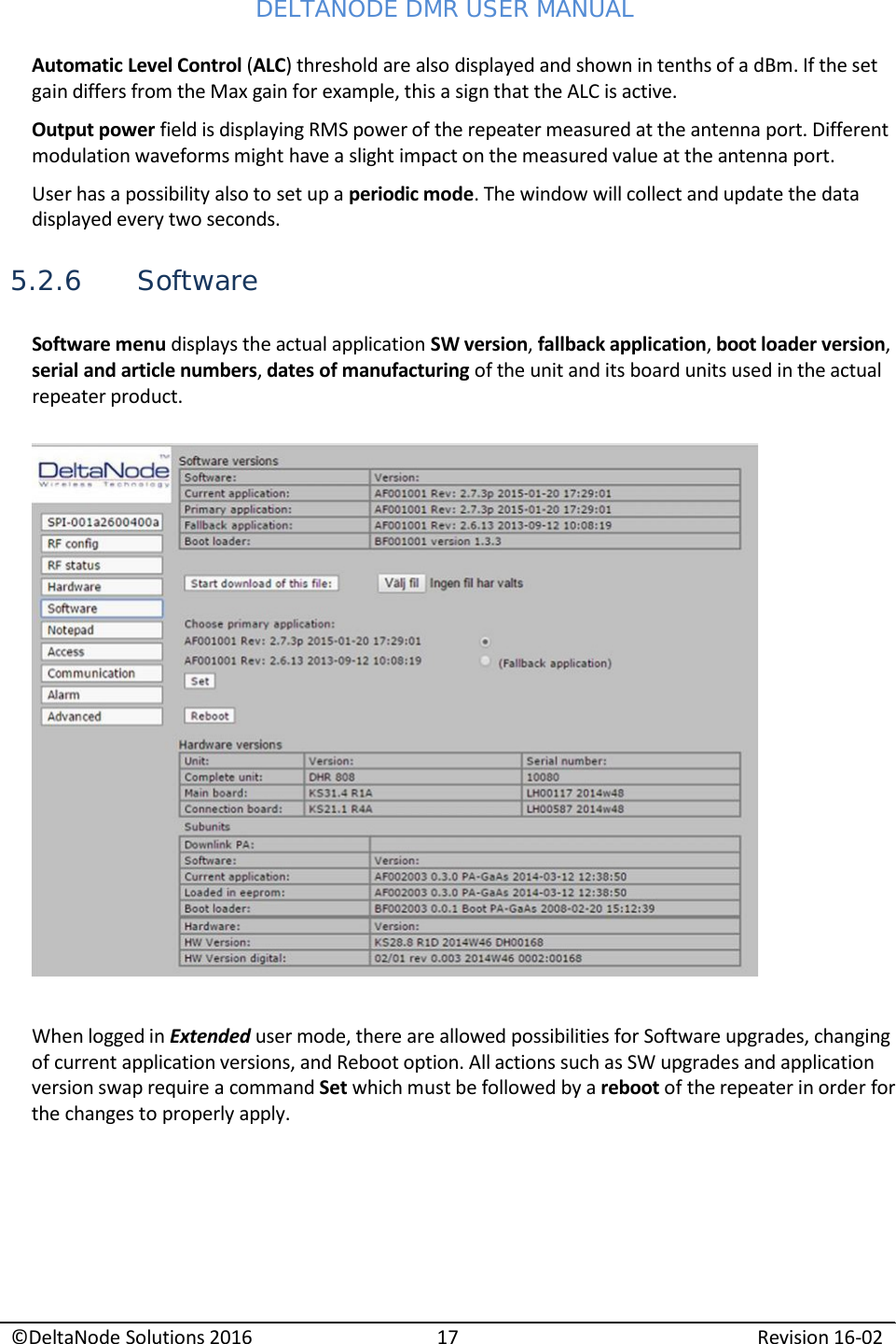 Page 19 of Deltanode Solutions DMR001 DMR400 Series Repeater Unit User Manual 