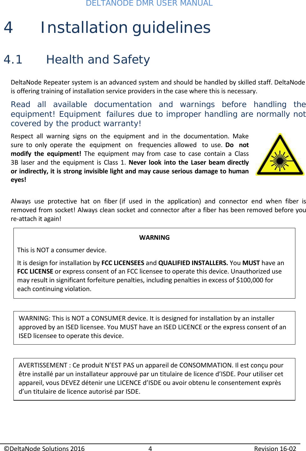 Page 5 of Deltanode Solutions DMR001 DMR400 Series Repeater Unit User Manual 