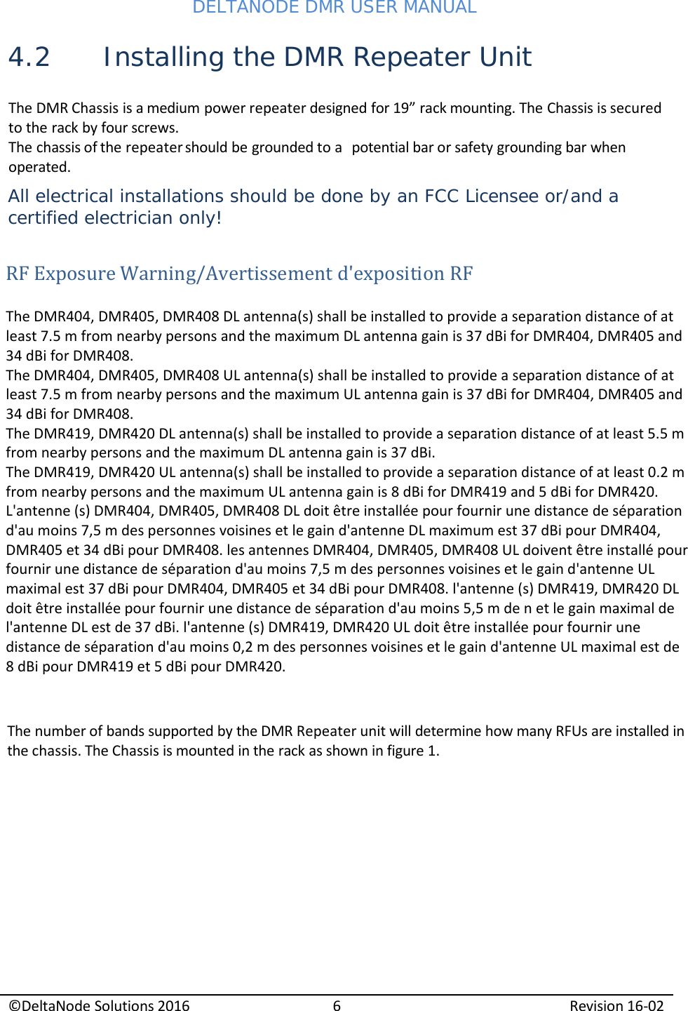 Page 7 of Deltanode Solutions DMR001 DMR400 Series Repeater Unit User Manual 