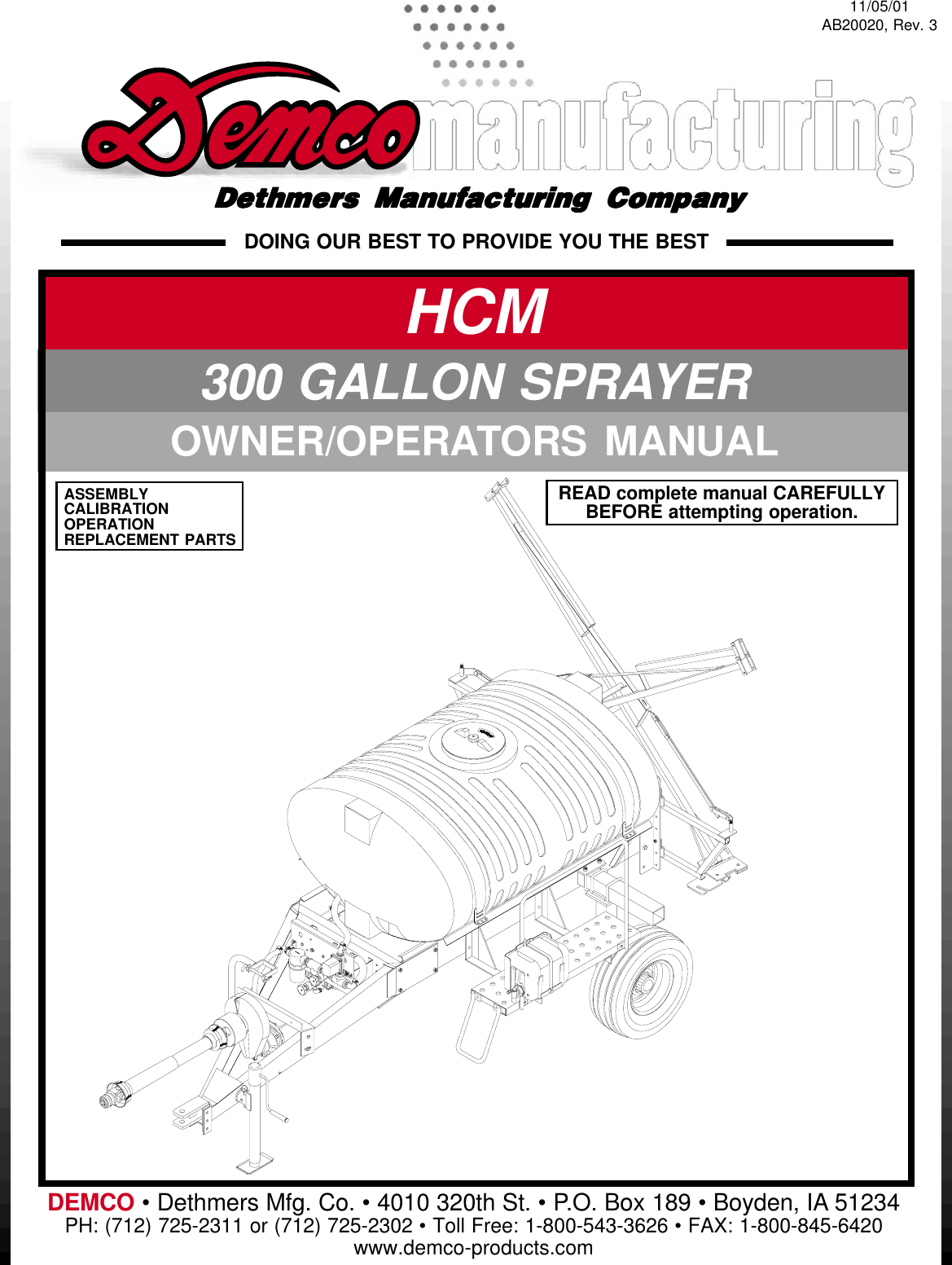 Demco Sprayer User Manual To The 48189a31 97bd 4a9c 9ced a887cf269b33