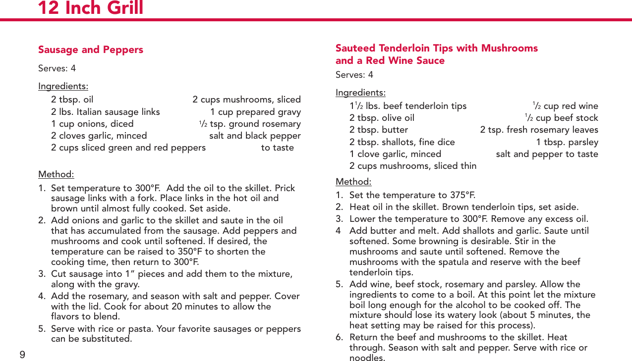 Page 10 of 12 - Deni Deni-12-Inch-Grill-3200-Users-Manual-  Deni-12-inch-grill-3200-users-manual