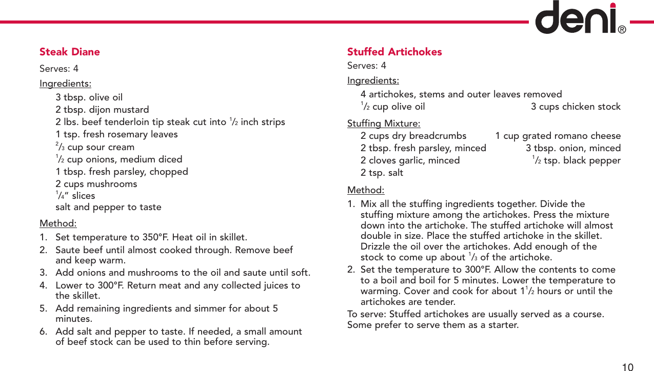 Page 11 of 12 - Deni Deni-12-Inch-Grill-3200-Users-Manual-  Deni-12-inch-grill-3200-users-manual