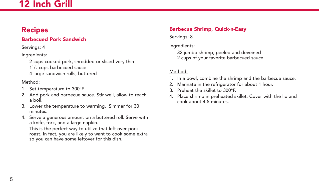 Page 6 of 12 - Deni Deni-12-Inch-Grill-3200-Users-Manual-  Deni-12-inch-grill-3200-users-manual