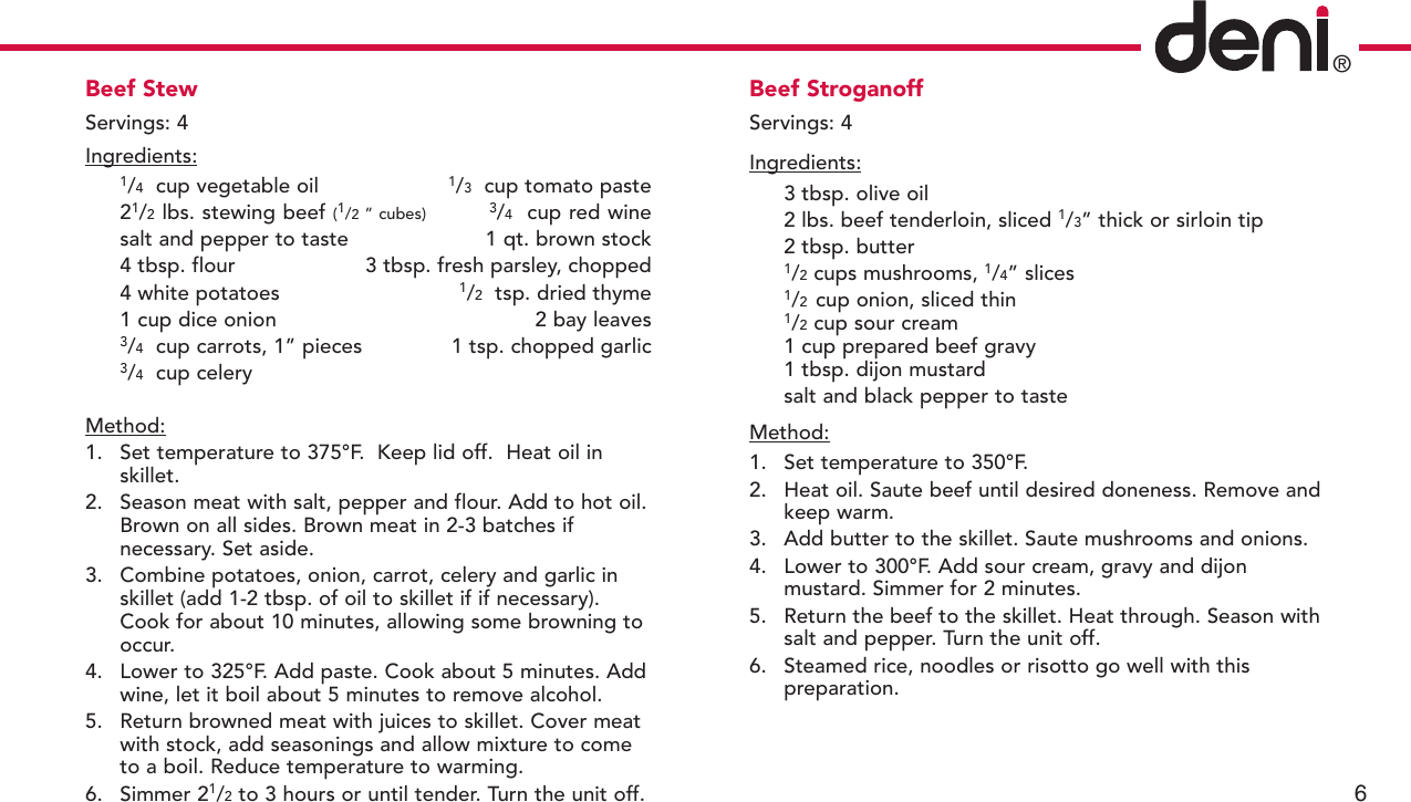 Page 7 of 12 - Deni Deni-12-Inch-Grill-3200-Users-Manual-  Deni-12-inch-grill-3200-users-manual