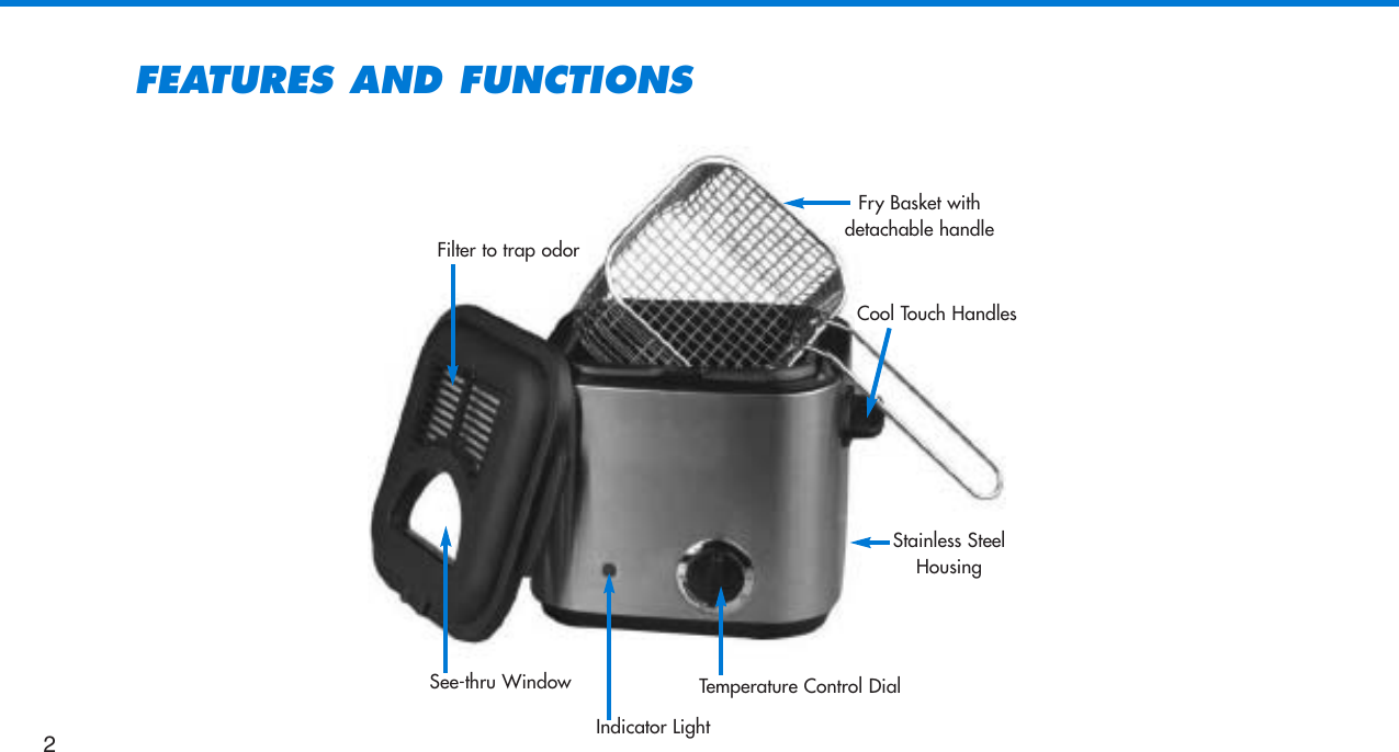 Deni deep fryer manual 0544306