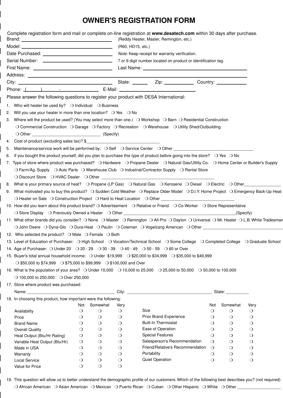 Page 9 of 12 - Desa-Tech Desa-Tech-Tc80V-Owners-Manual