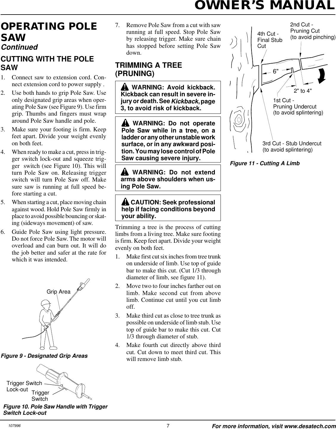 Page 7 of 8 - Desa Desa-Rps-96-Users-Manual- 104296-01  Desa-rps-96-users-manual