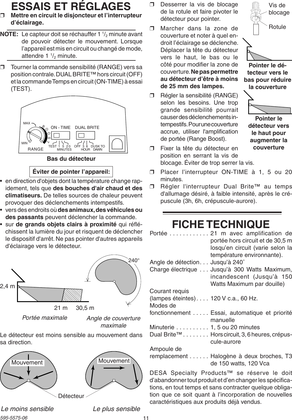Page 11 of 12 - Desa SL-5512 595-5575-06 User Manual  To The 1a525640-c309-47bc-b5fc-9b6304dd24a3