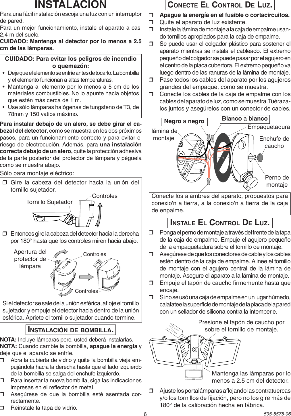 Page 6 of 12 - Desa SL-5512 595-5575-06 User Manual  To The 1a525640-c309-47bc-b5fc-9b6304dd24a3