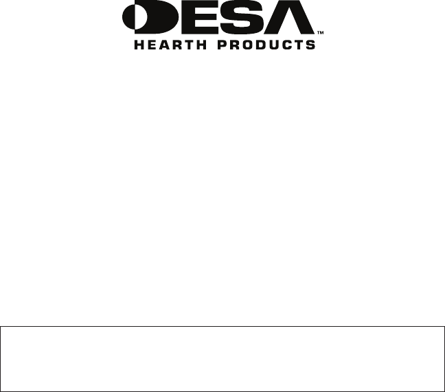 Desa Wood Burning Fireplace User Manual To The 98d39717 D42e 495b