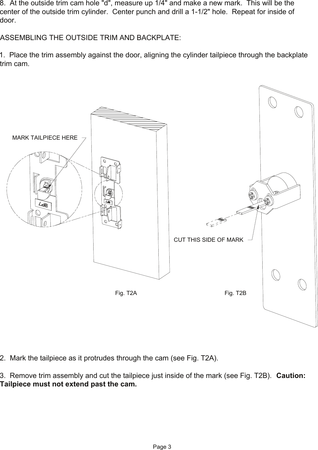 Page 3 of 4 - Detex  Installation Instructions For 03W Advantex Trim 101260