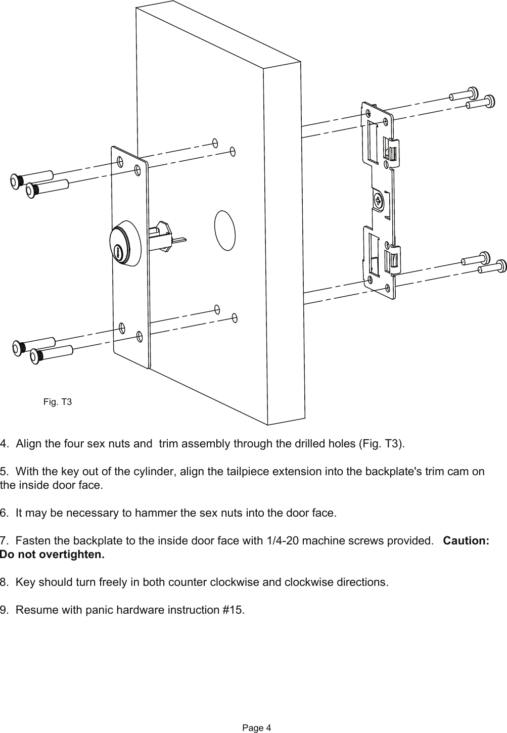 Page 4 of 4 - Detex  Installation Instructions For 03W Advantex Trim 101260