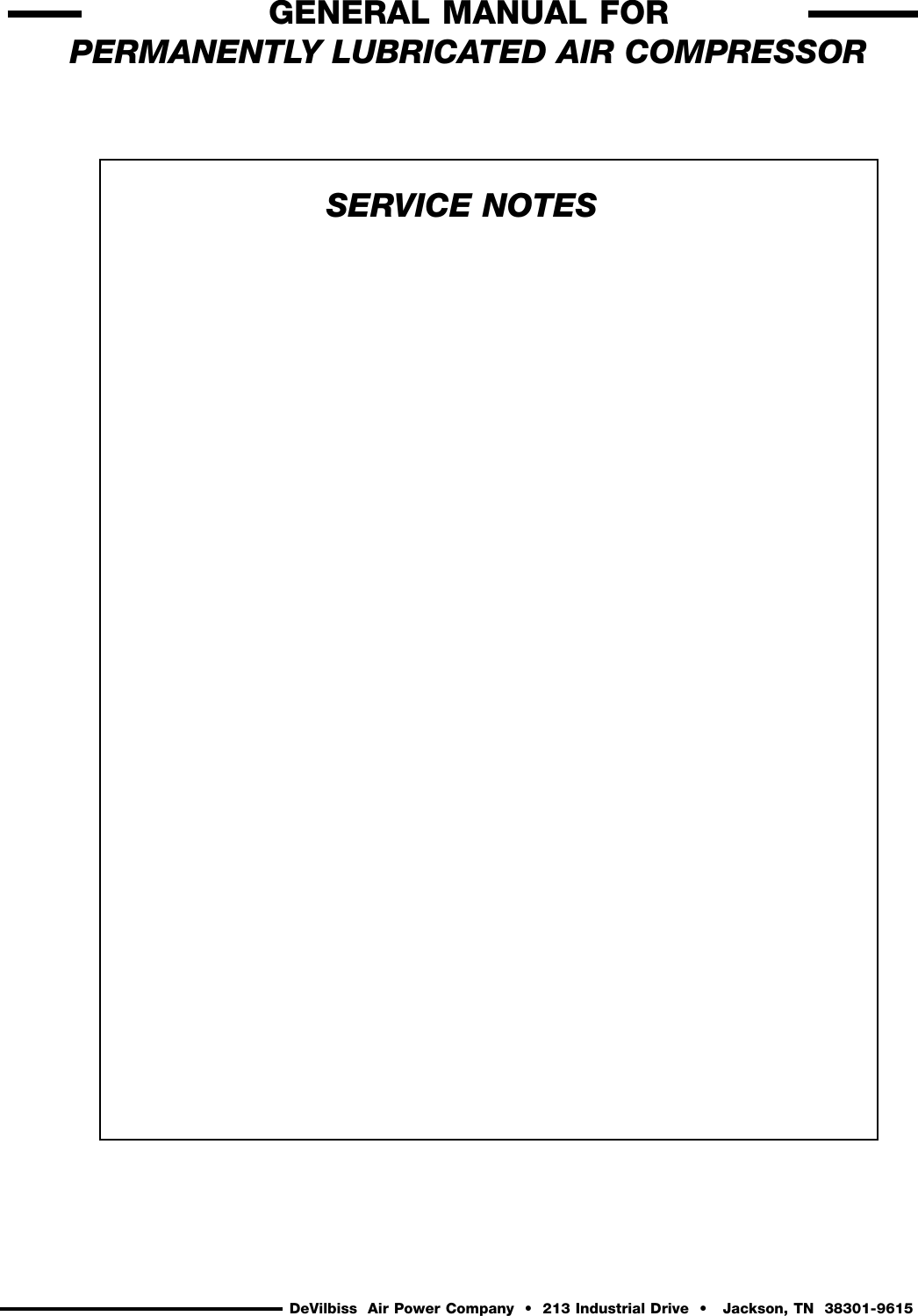 Page 12 of 12 - Devillbiss-Air-Power-Company Devillbiss-Air-Power-Company-Mg1-Umccomp-3-Users-Manual-  Devillbiss-air-power-company-mg1-umccomp-3-users-manual