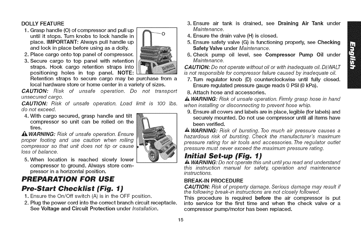 Dewalt D55154 TYPE 1 1405365L User Manual COMPRESSOR Manuals And Guides