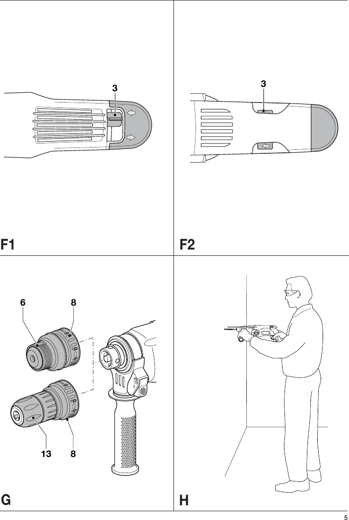 Page 5 of 12 - Dewalt Dewalt-D25213K-Users-Manual- D25102.PM7  Dewalt-d25213k-users-manual