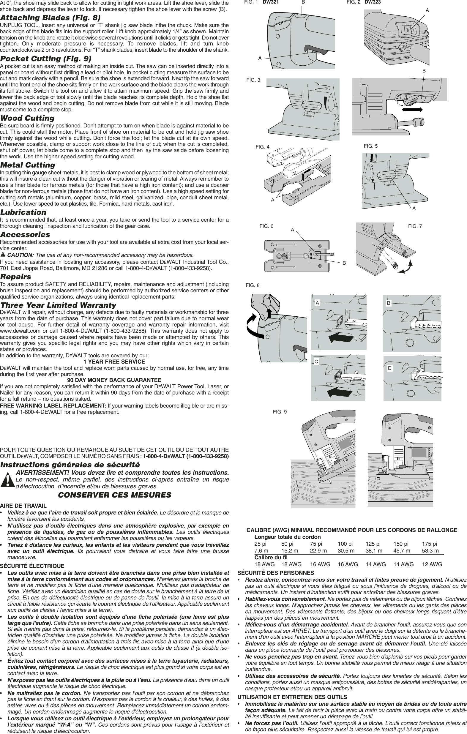 Page 2 of 5 - Dewalt Dewalt-Dw321-Instruction-Manual- Print DW321/323/392107-01  Dewalt-dw321-instruction-manual