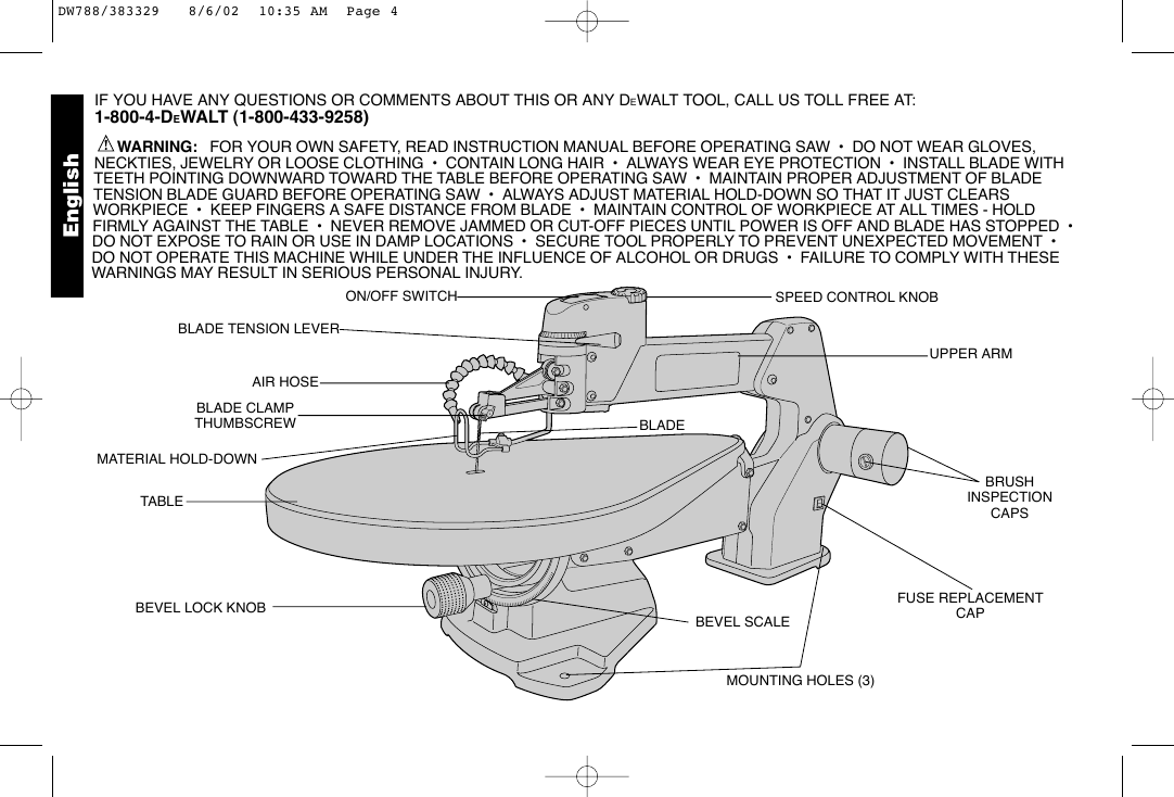 Page 2 of 10 - Dewalt Dewalt-Dw788-Instruction-Manual- ManualsLib - Makes It Easy To Find Manuals Online!  Dewalt-dw788-instruction-manual