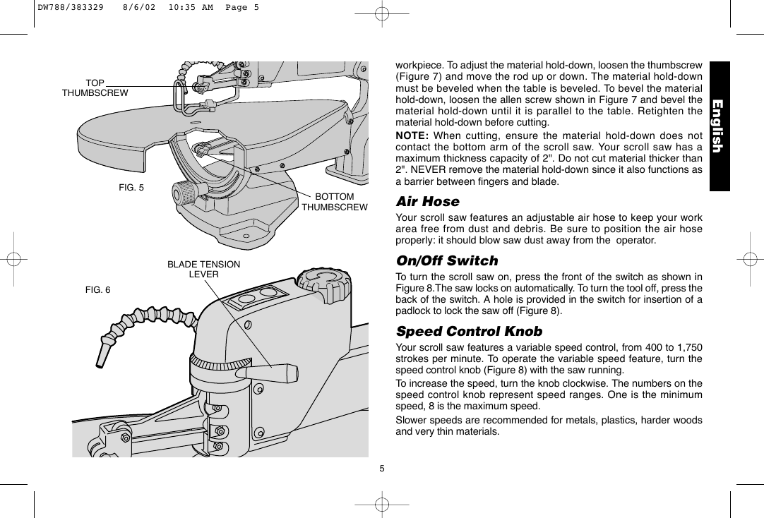 Page 7 of 10 - Dewalt Dewalt-Dw788-Instruction-Manual- ManualsLib - Makes It Easy To Find Manuals Online!  Dewalt-dw788-instruction-manual