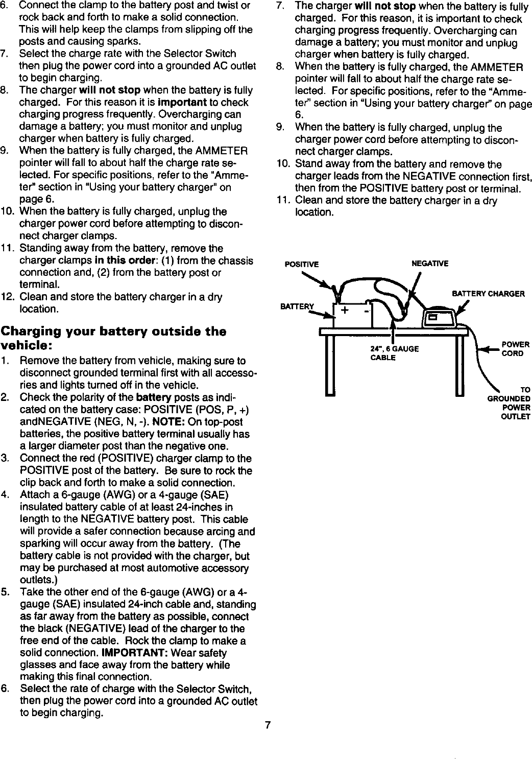 Page 8 of 11 - Diehard 20071221 User Manual  BATTERY CHARGER - Manuals And Guides L0305330