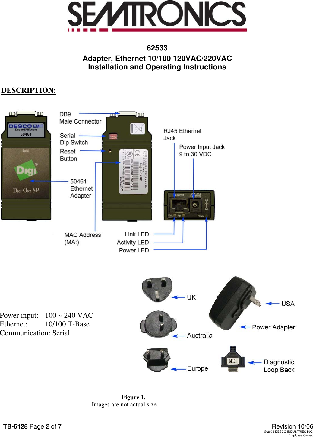 Page 2 of 7 - Digi Digi-62533-Users-Manual TB-6128