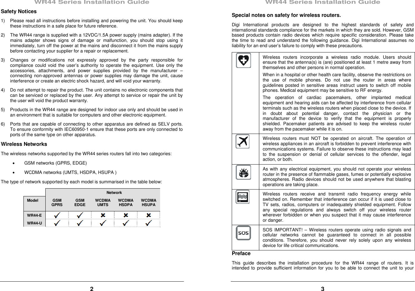 Page 2 of 8 - Digi Digi-Wr44-Users-Manual WR44 EU B5 1.0